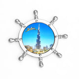 Dubai Style Rudder Fridge Magnets Zinc Alloy Accessories