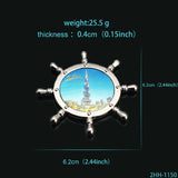 Dubai Style Rudder Fridge Magnets Zinc Alloy Accessories
