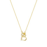 S925 Sparkling Heart Necklace for Women Choker
