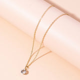 Small Crystal Pendants Necklaces for Women Jewelry Femme Bijoux Colliers
