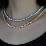 Heart Tennis Choker Necklace for Lovely Girl Women Wedding