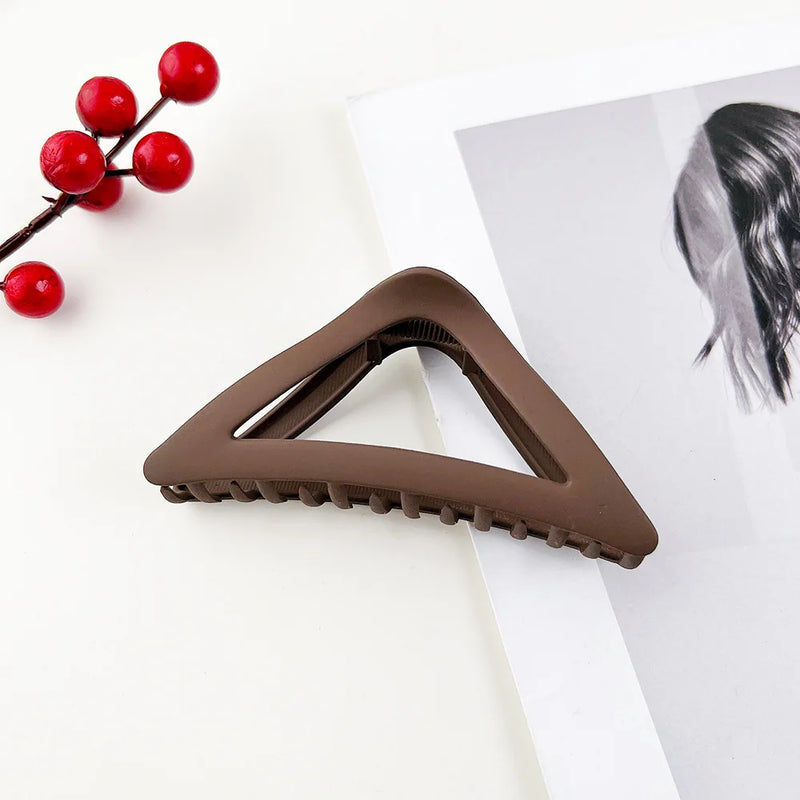 Wave Texture Metal Hair Clip Claw High Scrub Shark Clip Hair Accessories