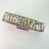 Fashion 11.5cm Geometric Square Hair Clip Claw for Women