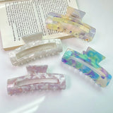 Fashion 11.5cm Geometric Square Hair Clip Claw for Women