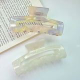 Fashion 11.5cm Geometric Square Hair Clip Claw for Women