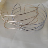 Punk Silver Choker Necklace for Women
