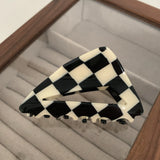 Retro 7.3cm Triangle Hollow Hair Clip Claw High Gradient Acetic Acid Shark Clip