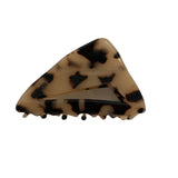 Retro 7.3cm Triangle Hollow Hair Clip Claw High Gradient Acetic Acid Shark Clip