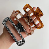 Leopard print Hair Clip Claw for Girls
