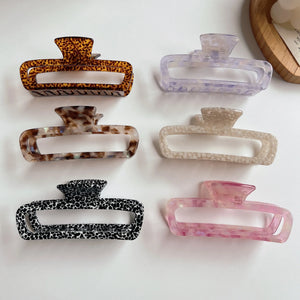 Leopard print Hair Clip Claw for Girls