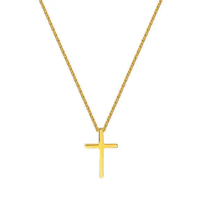 S925 Sterling Silver Cross Charm Women Choker Necklace