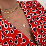 Star Charm Y Shape Lariat Chain Necklace for Women