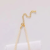 Mother Shell Heart Pearl Choker Necklace Women Lady Party Wedding