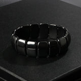 Hematite Bracelet Men Weight Loss Stretch Health Care Bracelet