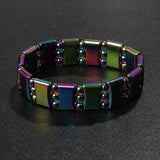 Hematite Bracelet Men Weight Loss Stretch Health Care Bracelet