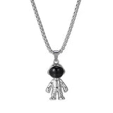 Astronaut Necklace Spaceman Pendant Jewelry for Women