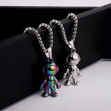 Astronaut Necklace Spaceman Pendant Jewelry for Women