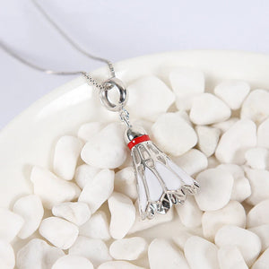 925 Sterling Silver Badminton Sports Charm