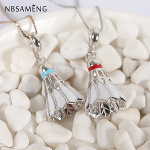 925 Sterling Silver Badminton Sports Charm