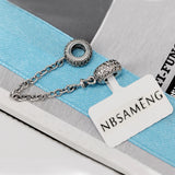 925 Silver Charm Safety Chain Beads for Bracelets DIY Jewelry
