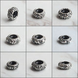 925 Silver Spacer Stopper Charm Bead for European Bracelet Jewelry