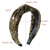 Autumn Boutique Sequin Hairband for Women Girls