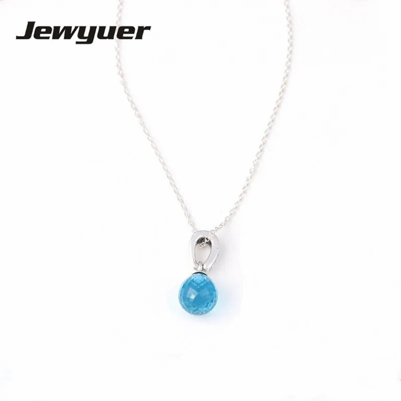 Autumn Silver floating pendant Necklace 925 Sterling Silver