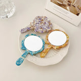 Retro Rose Flower Acetic Acid Makeup Mirror