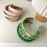 Vintage French Hair Band For Girl Gird Fabrics Hair Hoop Accessories