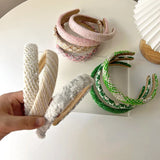 Vintage French Hair Band For Girl Gird Fabrics Hair Hoop Accessories