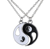 Yin Yang BFF Charm Pendant Necklaces for Couples