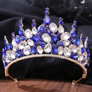 Baroque Crystal Tiaras Crown Wedding Hair Accessories