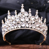 Baroque Crystal Tiaras Crown Wedding Hair Accessories