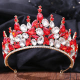 Baroque Crystal Tiaras Crown Wedding Hair Accessories