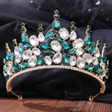 Baroque Crystal Tiaras Crown Wedding Hair Accessories