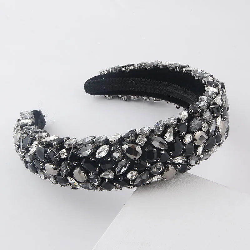Baroque Headband Rhinestone Headband for Women Girls Hair Accessories
