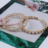 Baroque Natural Pearl Bracelet Lady Temperament Jewelry