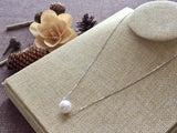 Baroque 13-14MM Pearl 925 Silver Necklace