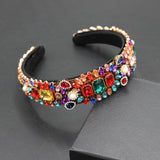 Baroque Pearl Rhinestone Headband for Prom Travel Gift
