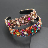 Baroque Pearl Rhinestone Headband for Prom Travel Gift