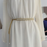Pearl Waist Chain Women's Fashion Dress Belt
