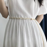 Pearl Waist Chain Women's Fashion Dress Belt