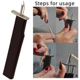 Bead String Knotting Tool for Jewelry Making