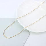 Pearl Choker Necklace for Women Kpop Goth Chocker Jewelry Pendant Collar