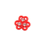 Crystal Flowers Floating Charms For Locket 90pcs Mixed