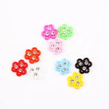 Crystal Flowers Floating Charms For Locket 90pcs Mixed
