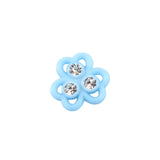 Crystal Flowers Floating Charms For Locket 90pcs Mixed