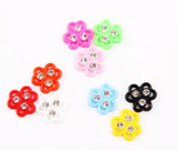Crystal Flowers Floating Charms For Locket 90pcs Mixed
