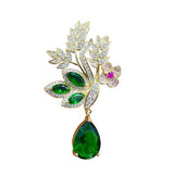 Flowers Wheat Spike Brooch Women Clothing Pin Jewelry