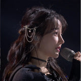 Inlaid Star Tassel Hairpin Side Temperament Women's Headdress